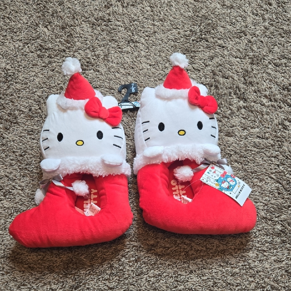 Hello Kitty Sanrio Size 7 - 8 Slippers Slip Ons Shoes